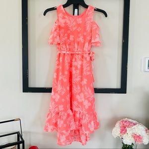 Children’s Place High-Low Cold Shoulder Dress